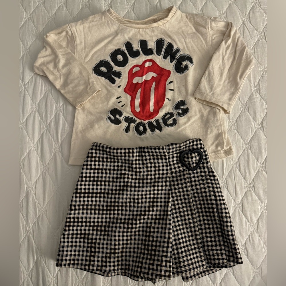 Zara Girls Rolling Stones 12-18 mo